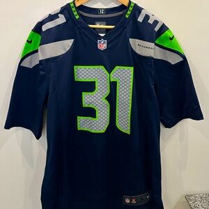Seattle Seahawks Kam Chancellor Nike NFL Game Jersey – Size L